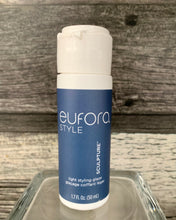 Load image into Gallery viewer, Eufora Sculpture is a Styling glaze that delivers medium styling control. Helps reduce frizz and static fly aways.  Pair with Illuminate Spray Shine to create a colour-locking system to maintain your colour longer. Shown here in 1.7 oz travel size
