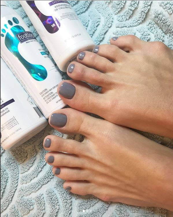 Classic Pedicure that includes a warm water foot soak, heel work, trim of toe nails, cuticle work,  hottowel and massage then  polish of your choice. 