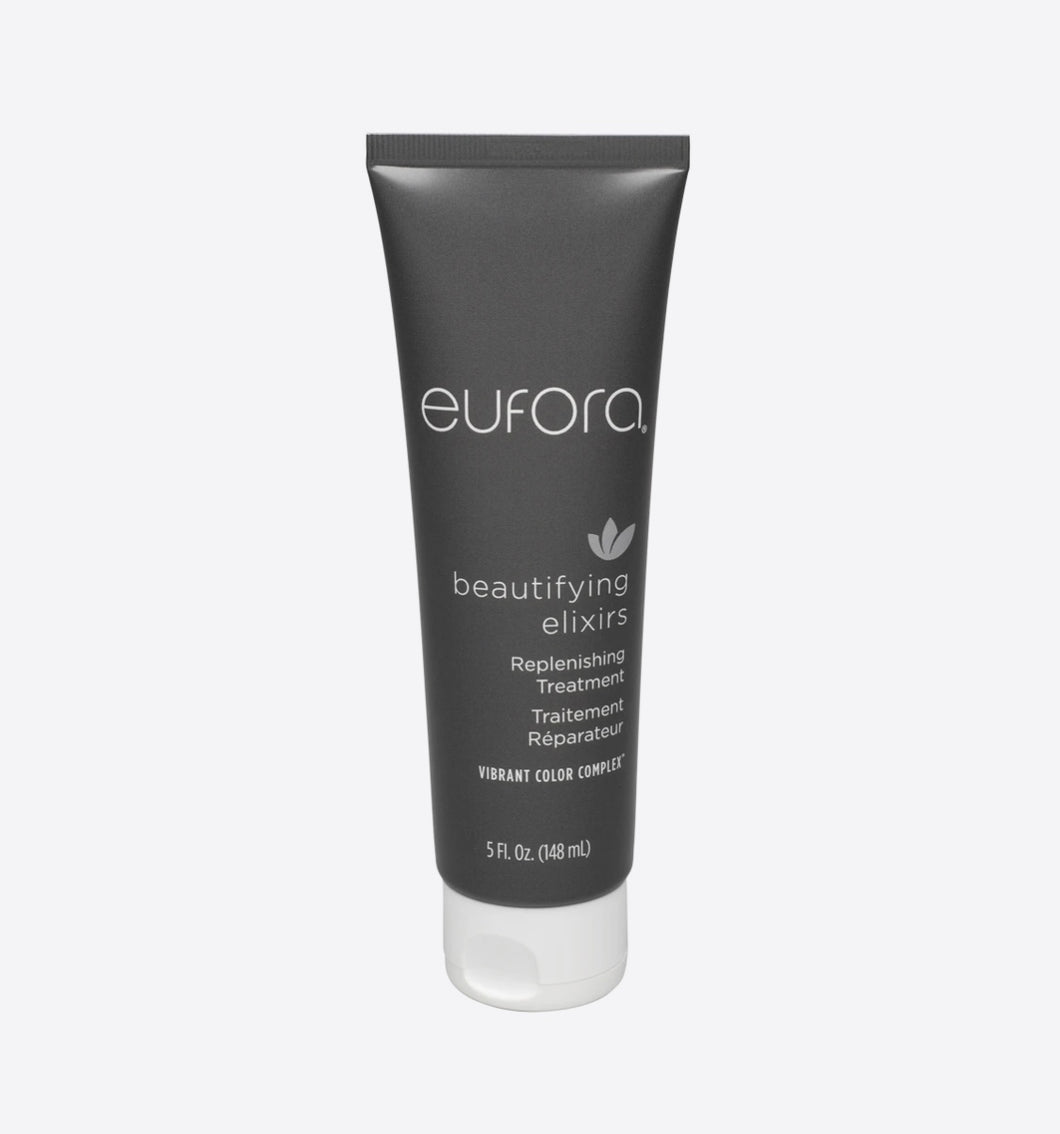 Eufora Beautifying Elixirs Replenishing Treatment. Give your hair added moisture that it needs. While Helping keep you colour vibrant.