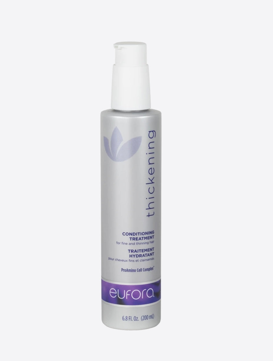 Eufora Thickening Conditioning is a Treatment Fine limp hair is transformed into thicker, fuller, stronger hair with healthy shine and silky softness.   