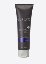 Load image into Gallery viewer, Eufora Beautifying elixirs COLOUR REVIVE delivers exceptional vibrancy, shine, and conditioning benefits.  -Brightens and removes brassiness in Blonde and Highlighted hair.
