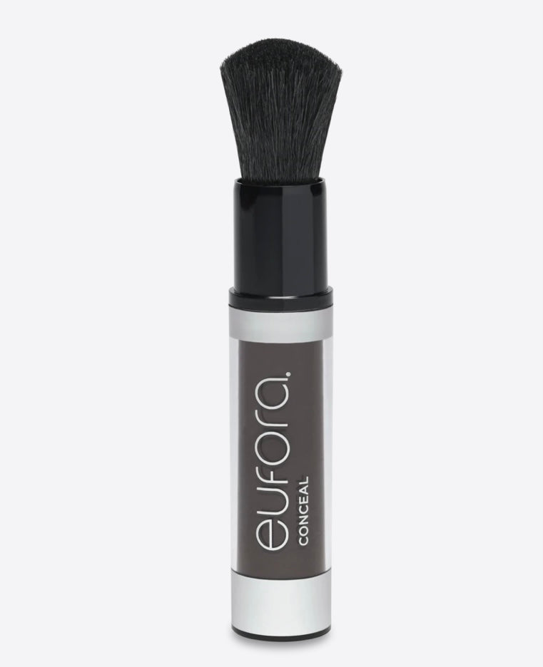 Eufora Conceal power in Dark Brown. Disguise those pesky grey's before your next root touch up appointment.