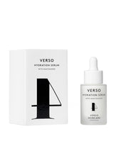 Load image into Gallery viewer, A HYDRATING AND BARRIER REPAIRING SERUM WITH NIACINAMIDE Verso Hydration Serum provides optimal and immediate moisturization, long-term hydration and continuous skin barrier repair for dry skin. By effectively preventing the skin from drying out this serum keeps the skin smooth and rejuvenated.
